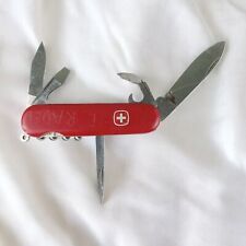 Vintage Wenger Delemont Classic Original Swiss Army Knife Switzerland Red picture