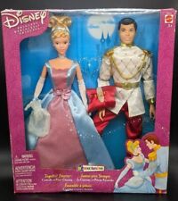 2002 Disney Collection Cinderella And Prince Charming Dolls 2 Pack Nice NIB  picture