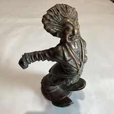 Extremely Rare Antique 1930s French Clown Car Mascot Hood Ornament Radiator Cap picture