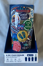 Life Is Good 4 in 1 Can Cooler Insulated Stainless Steel Drink Koozie New picture
