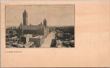 c1900s MINNEAPOLIS Minnesota PMC / Postcard COURT HOUSE Bird;s-Eye View / UNUSED picture
