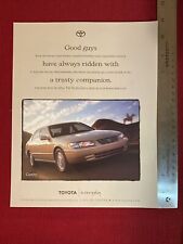 Toyota Camry Car “Good Guys” 1998 Print Ad - Great To Frame picture