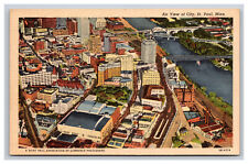 Bird's Eye View Of Saint Paul Minnesota MN Postcard picture
