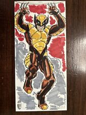 2014 Marvel Premier Sketch Card- William Withers, Triple Panel Booklet Wolverine picture