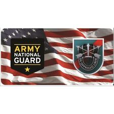 army national guard 20th special forces group flag logo license plate usa made picture