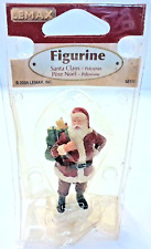 LEMAX Christmas Village Accessories Polyresin  Santa Claus Sealed 2005 #52111 picture