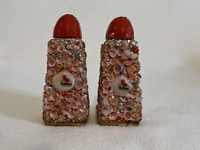 vintage salt and pepper shakers shell encrusted Florida kitsch picture