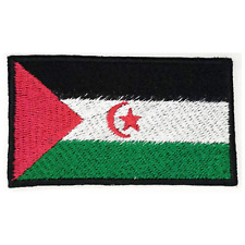 Western Sahara National  Flag Iron on Patch Embroidered Sew On International picture