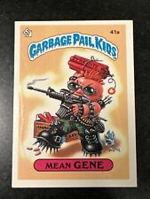 1985 Topps Garbage Pail Kids Mean Gene GPK Original Series 1 OS1 #41a Matte picture