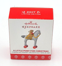 2017 Hallmark Keepsake Ornament A Little Pony For Christmas Limited Edition Mini picture