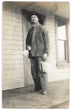 Elko Nevada House Painter, Antique Occupational RPPC Photo Postcard picture