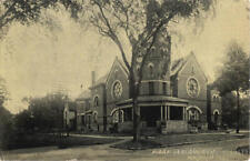 1911 RPPC Macomb,IL First M.E. Church McDonough County Illinois Postcard Vintage picture