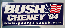 2004 Bush Cheney Bumper Sticker Original Republican picture