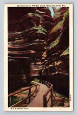 Wisconsin Dells WI-Wisconsin, Spooky Lane in Witches Gulch, Vintage Postcard picture