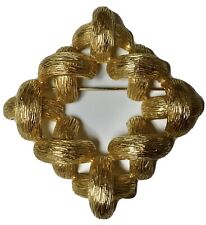 Massive Signed Castlecliff Statement Brooch Triple X’s WOW picture