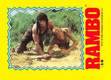 1985 Topps Rambo First Blood Part II Sticker #16 John Rambo Sylvester Stallone picture