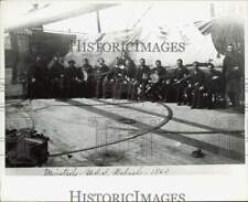 1863 Press Photo Minstrels aboard the U.S.S. Wabash - afa64893 picture