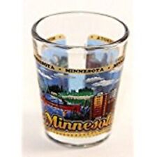 MINNESOTA STATE WRAPAROUND SHOT GLASS SHOTGLASS NEW  picture