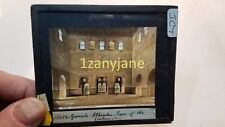 ICT HISTORIC Magic Lantern GLASS Slide GRENADE ALHAMBRE ROOM OF THE EMBASSADORS picture