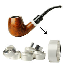 10pcs Tobacco Pipe Decoration Copper Ring Silver Metal Hoop DIY Tool 12*13*5mm picture