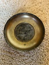 Vintage Solid Brass Ashtray picture