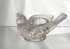 EAPG McKee Glass Bird with Berry Open Salt - 1880-1890 3 1/2