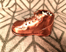 Vintage Copper Dipped Baby Shoe picture