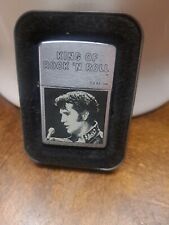 Brand new in box Elvis Presley with microphone Zippo lighter Never Used picture