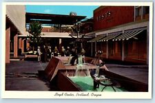 Portland Oregon OR Postcard Lloyd Center Splash Fountain West Concourse c1960's picture