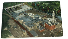 1940s Albert Lea MN Postcard Wilson Company Meat Packing Plant Birds Eye View picture