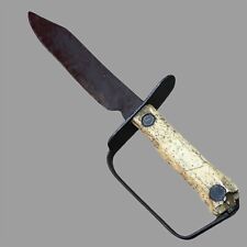 Early Primitive 19th Century War 1812 Too Civil War Era D Guard Belt Knife picture