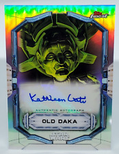 OLD DAKA 2022 Topps Finest Star Wars Refractor Autograph KATHLEEN GATI #FA-KG picture