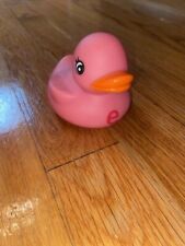 VINTAGE EVIAN WATER PROMOTIONAL ADVERTISING PINK RUBBER DUCK  picture
