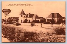 Motor Inn Wichita Falls Texas TX US Highway 287 c1940 Postcard picture