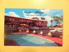 Santa Monica TraveLodge Motel Santa Monica California vintage postcard Pool picture