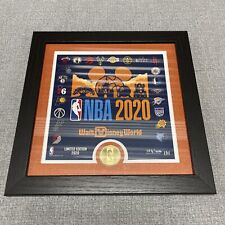 Disney NBA Experience 'Make History' Framed Lithograph Coin LE x558/2020  picture