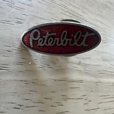 Peterbilt Truck Advertising Logo Lapel Pin in Red picture