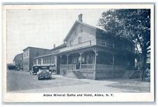 1930 Alden Mineral Baths Hotel Alden New York NY Lancaster New York NY Postcard picture