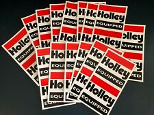 LARGE LOT of 30 VINTAGE HOLLEY EQUIPPED ORIGINAL RACING STICKERS 3.50