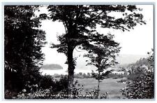 c1940's Paradox Lake Birds Eye View New York NY Adirondack RPPC Photo Postcard picture