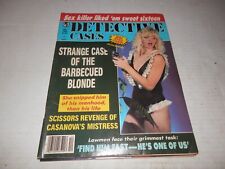 vintage detective cases December 1988 magazine picture