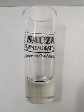 SAUZA COMMEMORATIVO OAK AGED LOGO TEQUILA SHOT GLASS GREAT FOR ANY COLLECTION picture