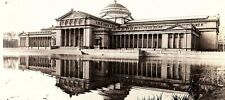 1940s Rppc Vtg Postcard View From Lagoon Museum Of Science & Industry Chicago IL picture