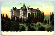 St Luke's Hospital New York NY NYC vintage postcard picture