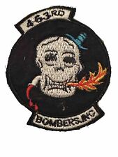 Vietnam Patch Circa 1970's USAF Squadron 463rd Bombers Inc Military Badge Vtg picture