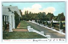 Pergola in The Rose Garden Yaddo Saratoga NY New York Early View Postcard picture