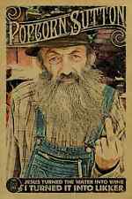 MARVIN POPCORN SUTTON PHOTO WANTED JACK DANIELS OF MOONSHINE 8.5X11 REPRINT picture