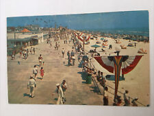 Broad Walk Daytona Beach Florida Vintage Postcard picture