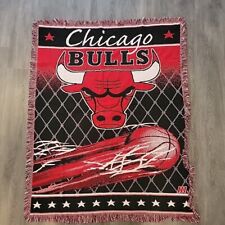 Vintage Chicago Bulls The Northwest Company Blanket 40x53 Made In USA picture