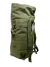 USGI Duffle Bag OD Green Nylon Sea Bag Carry Straps Army Duffel Bags w/ Paint picture